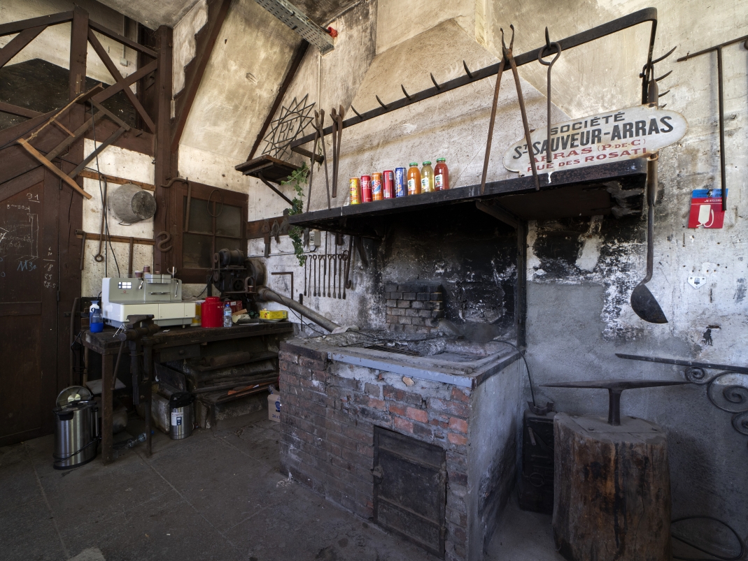 Agrandir l'image - fenêtre modale - Vue intérieure de la Forge.