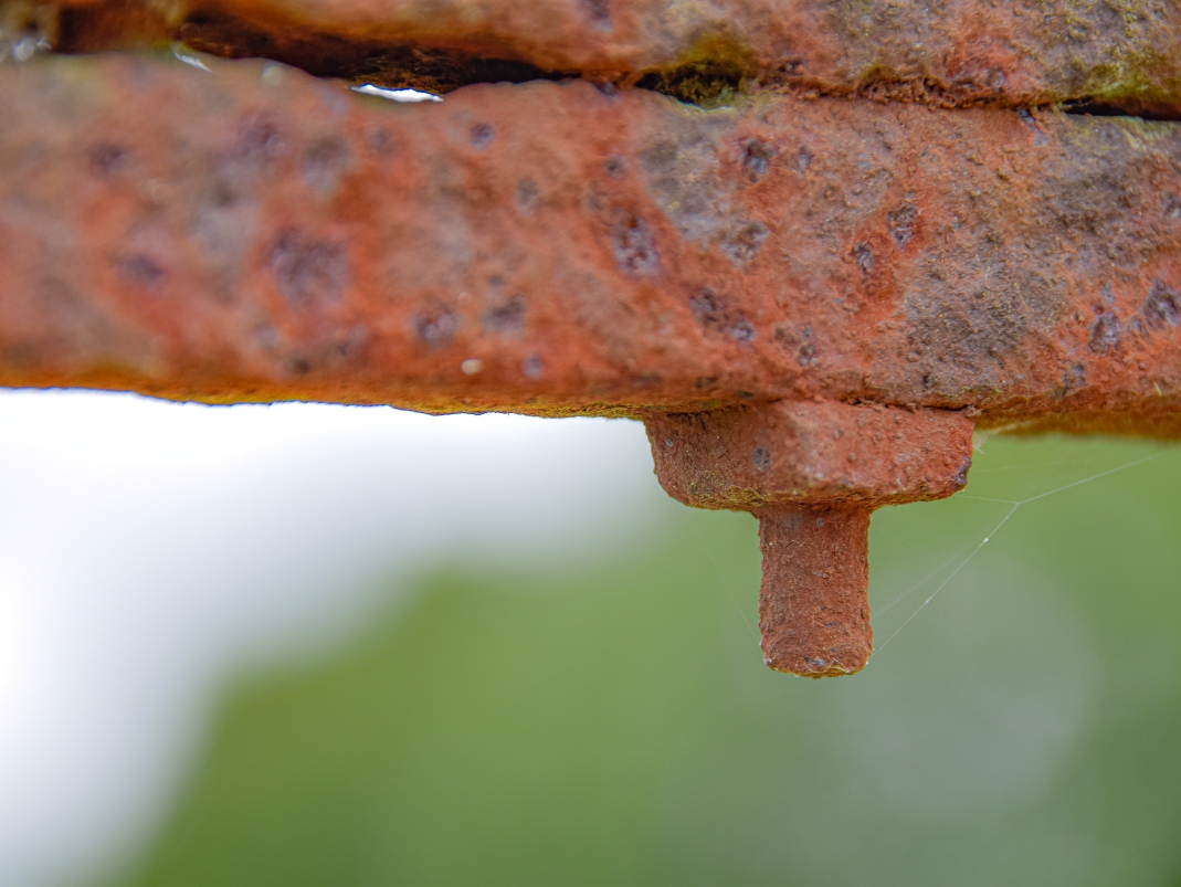 Agrandir l'image - fenêtre modale - État des lieux des armatures non restaurées.