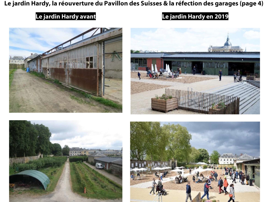 Agrandir l'image - fenêtre modale - École nationale supérieure de paysage, Jardin Hardy avant/après les travaux de 2019, 16 octobre 2019.