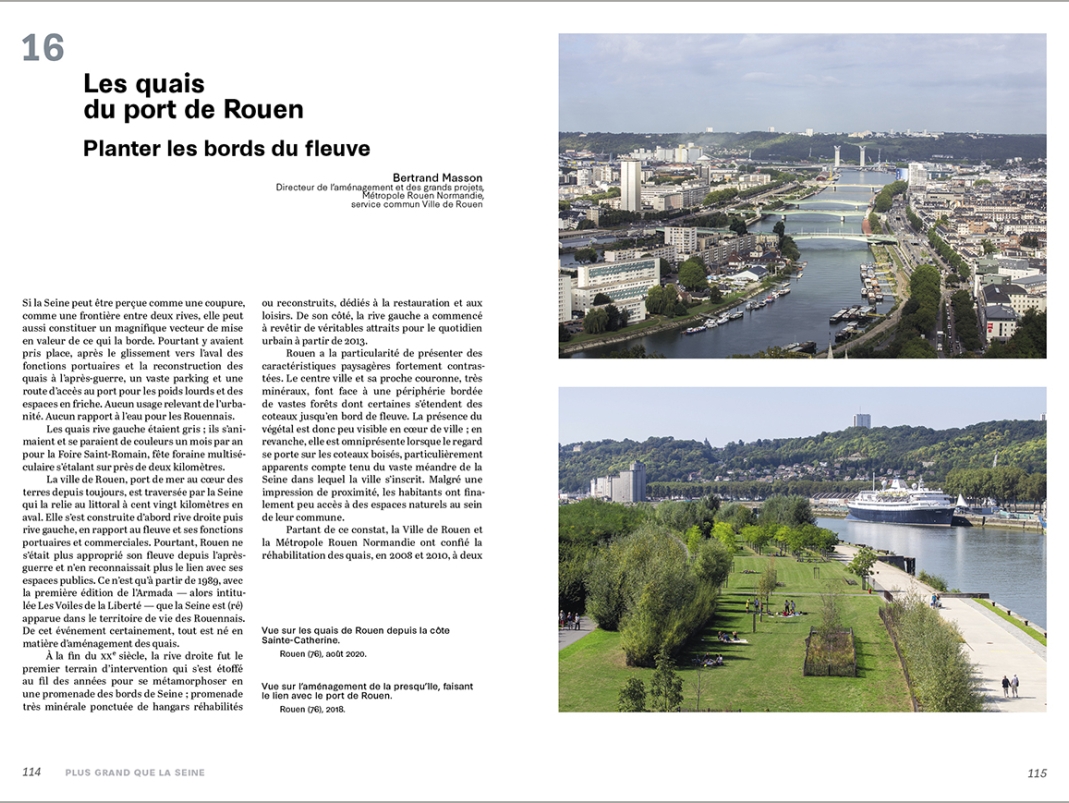 Agrandir l'image - fenêtre modale - Extrait de l'ouvrage Plus grand que la Seine.
