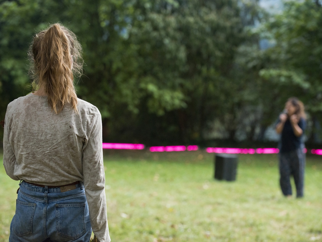 Agrandir l'image - fenêtre modale - Création lors du festival Plastique Danse Flore.