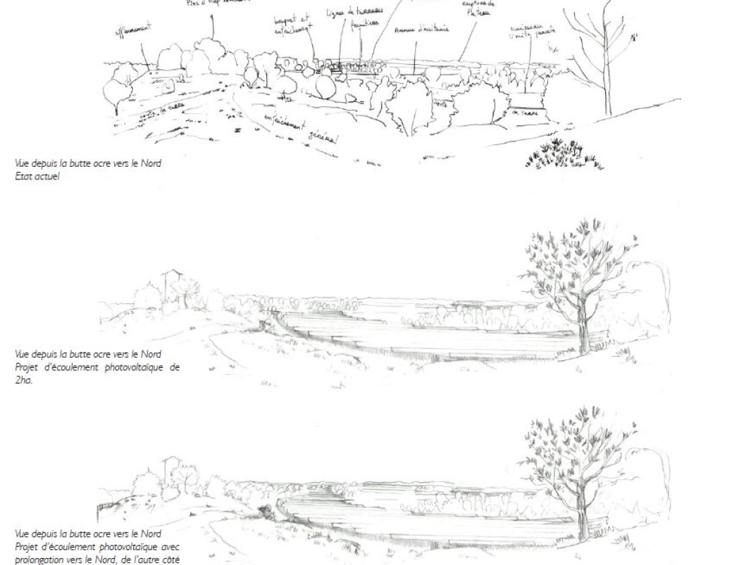 Agrandir l'image - fenêtre modale - Projet d'écoulement photovoltaïque.