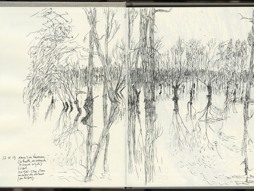 Agrandir l'image - fenêtre modale - Évaille au Vanneau-Irleau, carnet de terrain.