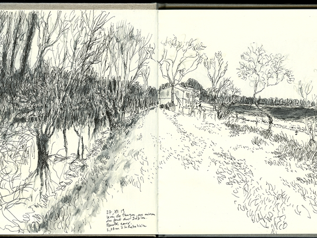 Agrandir l'image - fenêtre modale - Évaille au Sablon, carnet de terrain.