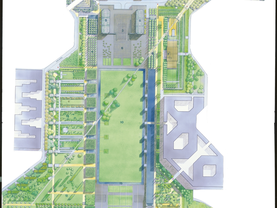Agrandir l'image - fenêtre modale - Plan final pour le parc André Citroën, Paris 15e.