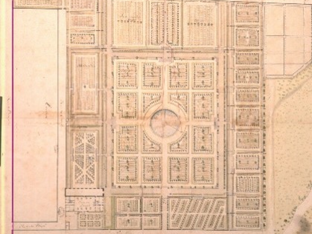 Agrandir l'image - fenêtre modale - Après 1700. Plan du Potager de Versailles.
