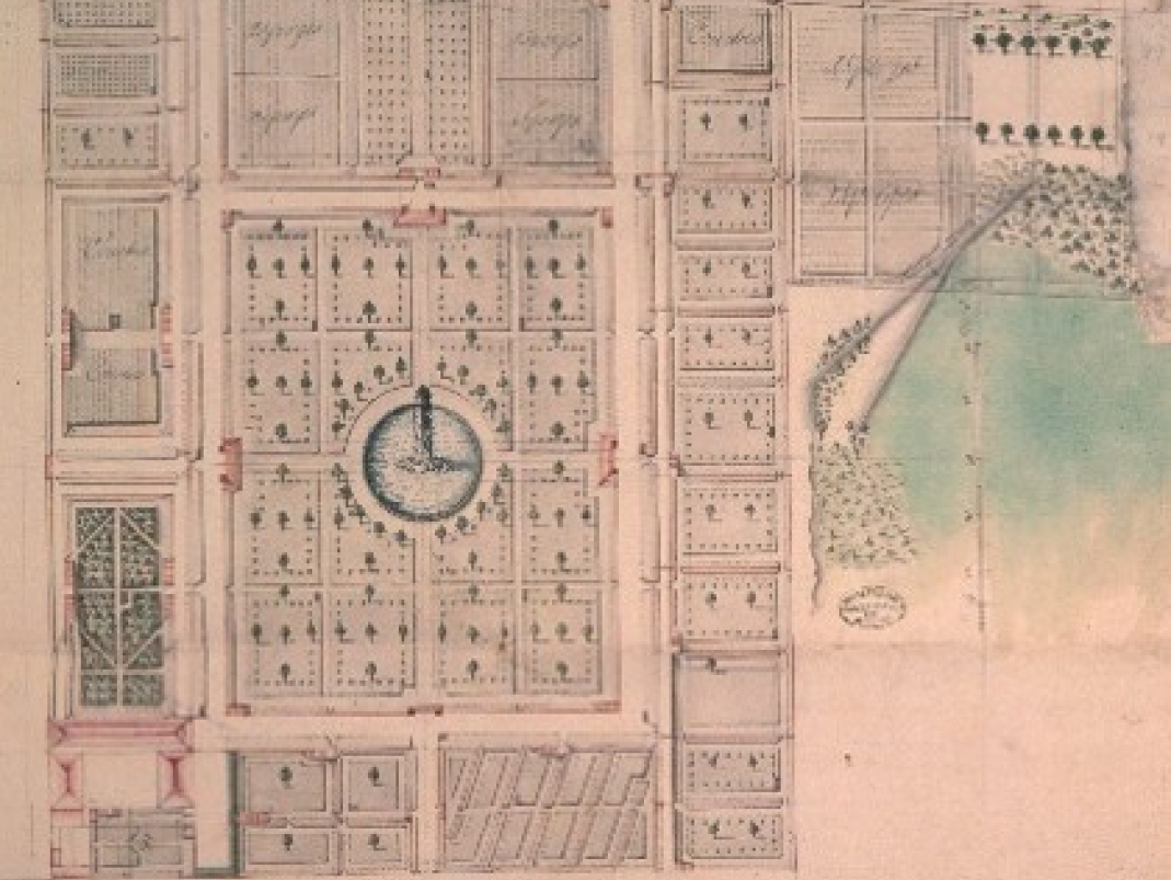 Agrandir l'image - fenêtre modale - Après 1700. Plan du Potager de Versailles.