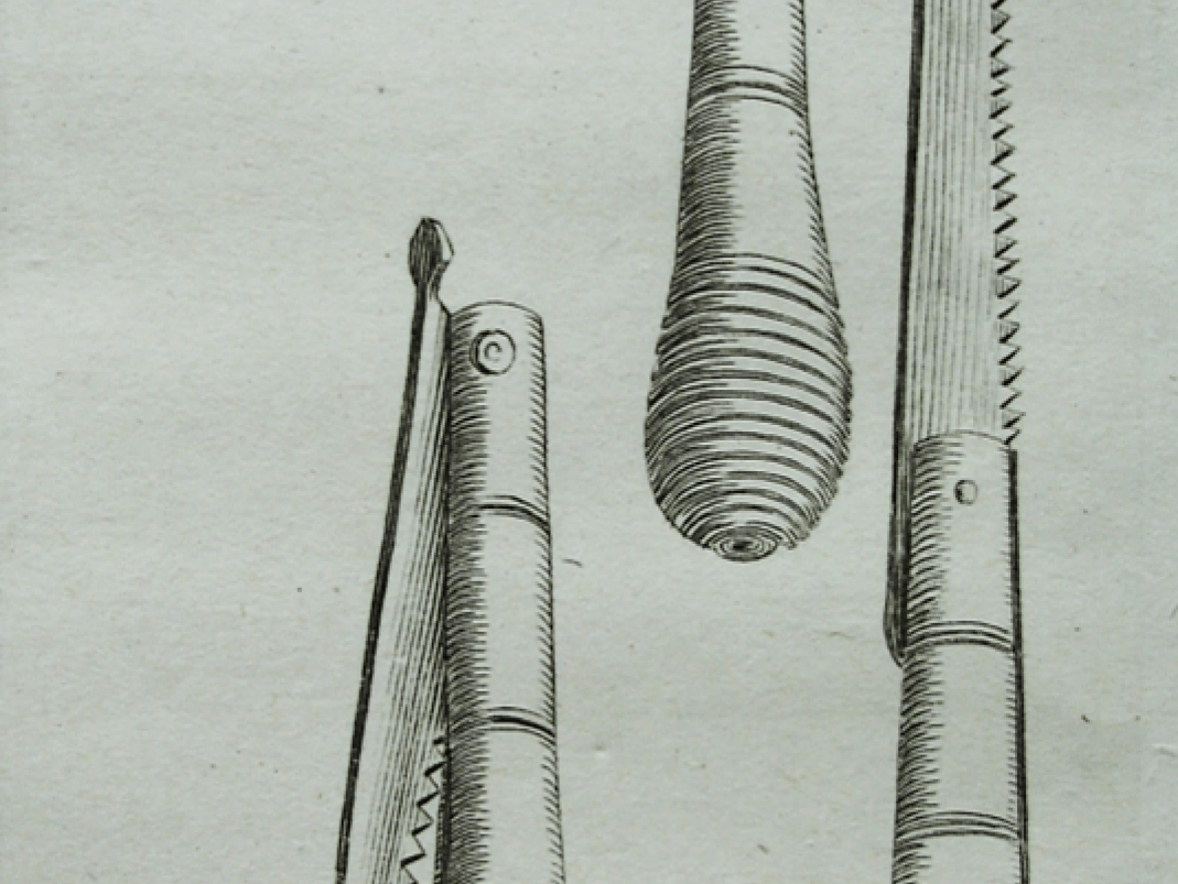 Agrandir l'image - fenêtre modale - 1730. Outils pour la taille et la greffe. Trois planches de l’édition 1730 de Jean-Baptiste de La Quintinie, Instruction pour les jardins fruitiers et potagers, Paris, Compagnie des libraires, 2 vol.