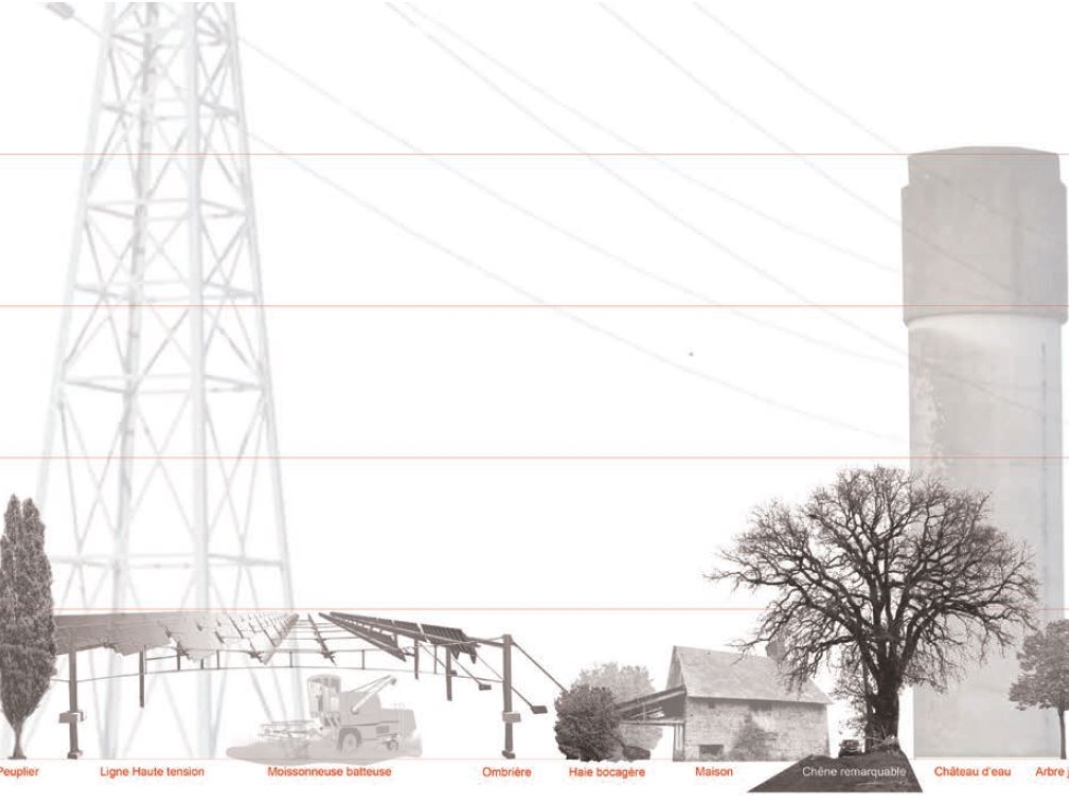 Agrandir l'image - fenêtre modale - Coupe des rapports d’échelle entre les différentes structures énergétiques et repères visuels.