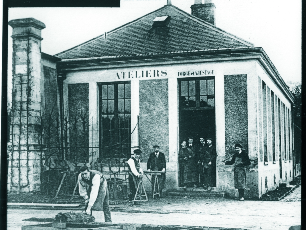 Agrandir l'image - fenêtre modale - Circa 1925. Vue de la Forge.