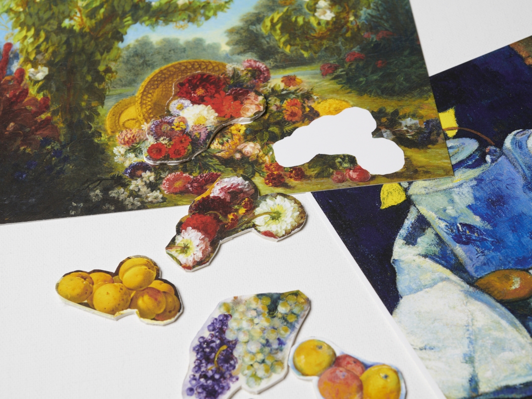 Agrandir l'image - fenêtre modale - Recomposer un tableau.