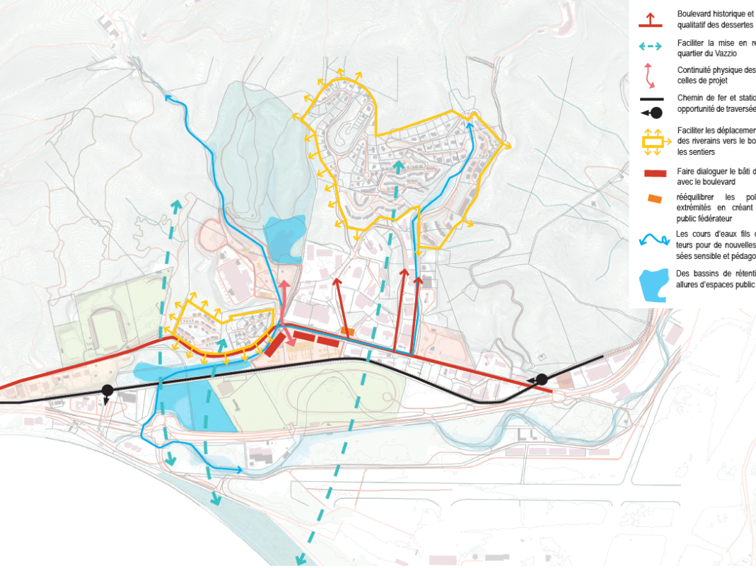 Agrandir l'image - fenêtre modale - Une structure territoriale pour raccorder les éléments.