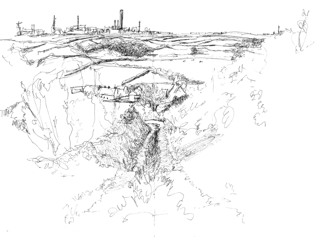 Agrandir l'image - fenêtre modale - Les points de vue contrastés depuis le Sud de la presqu’île (vallée des moulinets) puis depuis le Nord (Digulleville).
