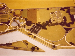 Agrandir l'image - fenêtre modale - photo en couleur de la maquette du parc