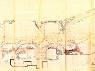 Agrandir l'image - fenêtre modale - plan de 1973 du parc des sports