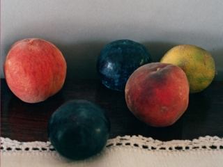 Agrandir l'image - fenêtre modale - Des fruits sont posés sur une table