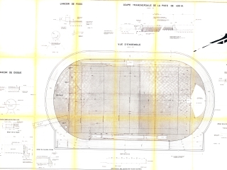 Agrandir l'image - fenêtre modale - plan masse du stade