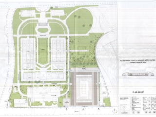 Agrandir l'image - fenêtre modale - plan de masse du site