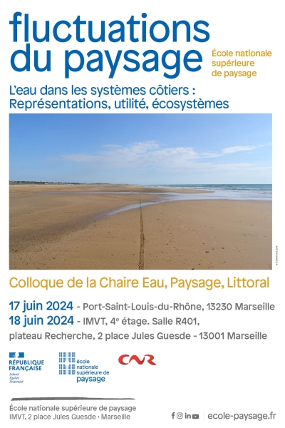 Agrandir l'image - fenêtre modale - Affiche du colloque de la Chaire Eau